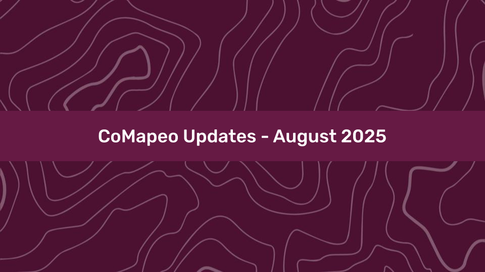 Latest updates in CoMapeo Mobile – August 2025