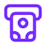 Icon of a hand holding a dollar bill with a dollar sign and two coins.