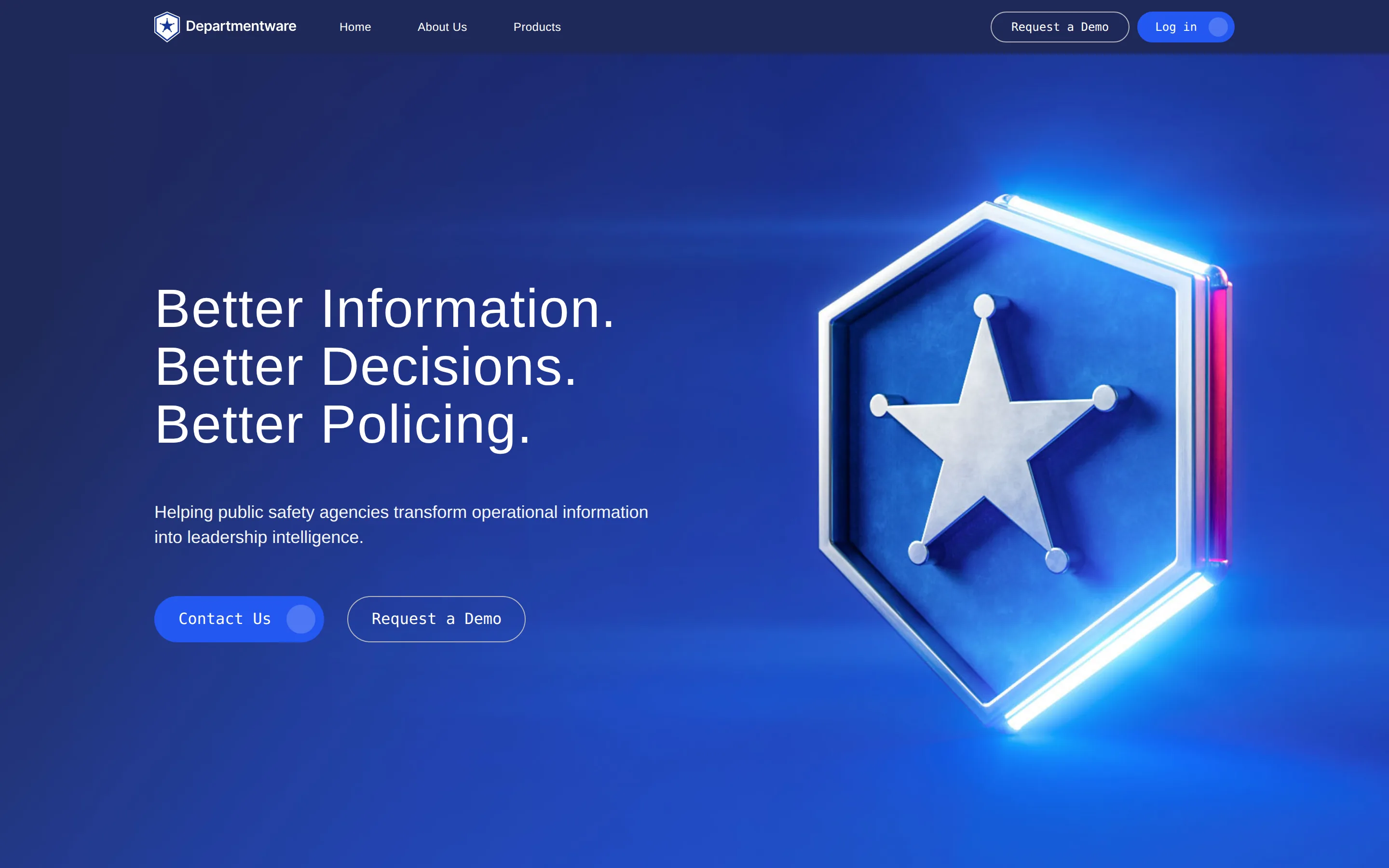 Departmentware homepage - police quartermaster software