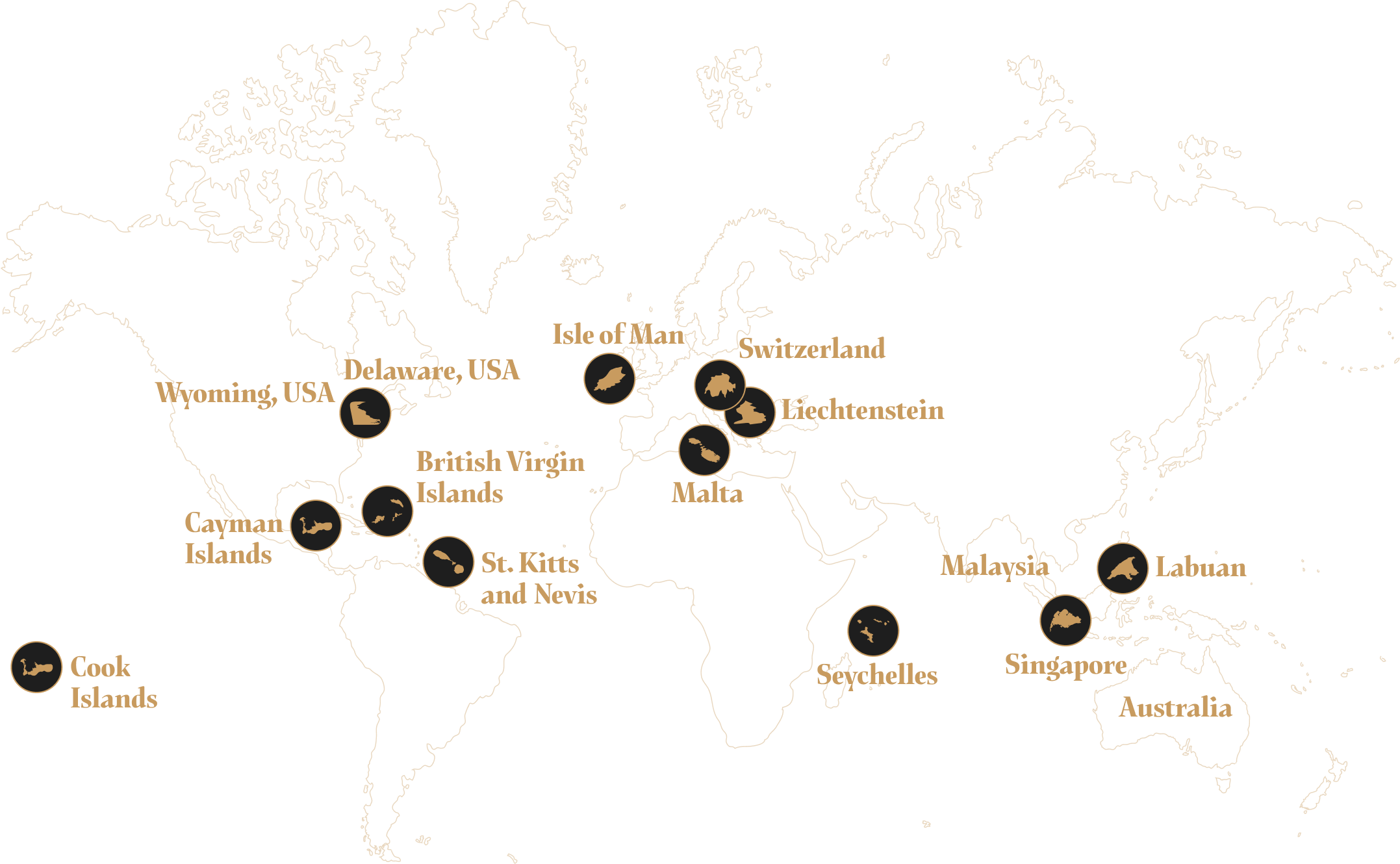 Worldwide map