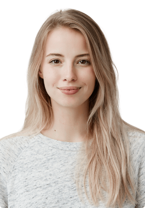 Pretty smiling female