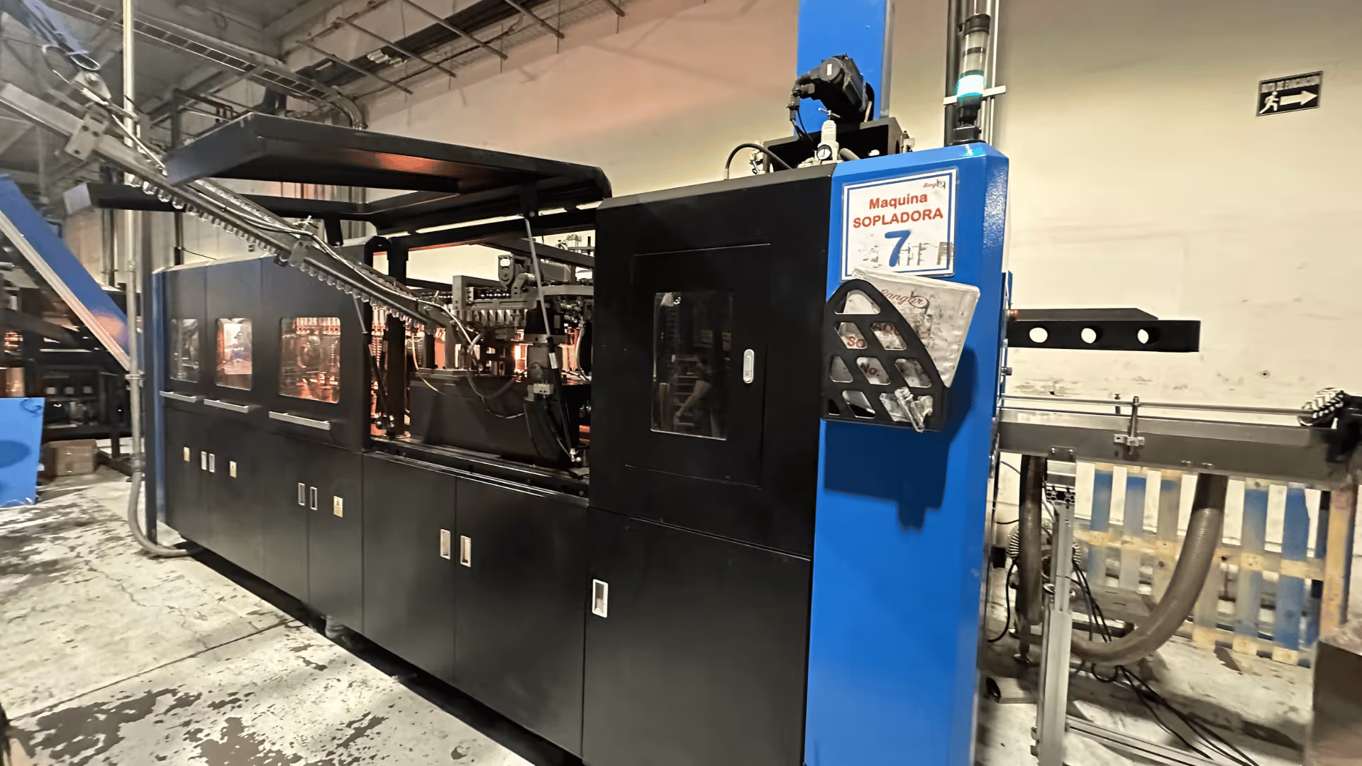 CNC machine on a shop floor