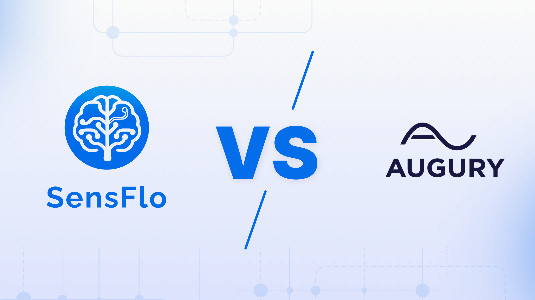 Graphic of SensFlo vs Augury