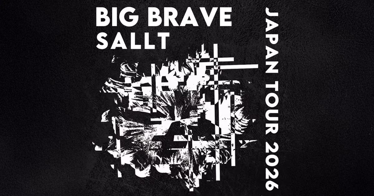 BIG|BRAVE / SALLT、11月に初の日本ツアーを開催─カナダ・モントリオールのドローン・ドゥームと東京のノイズロックが交差する