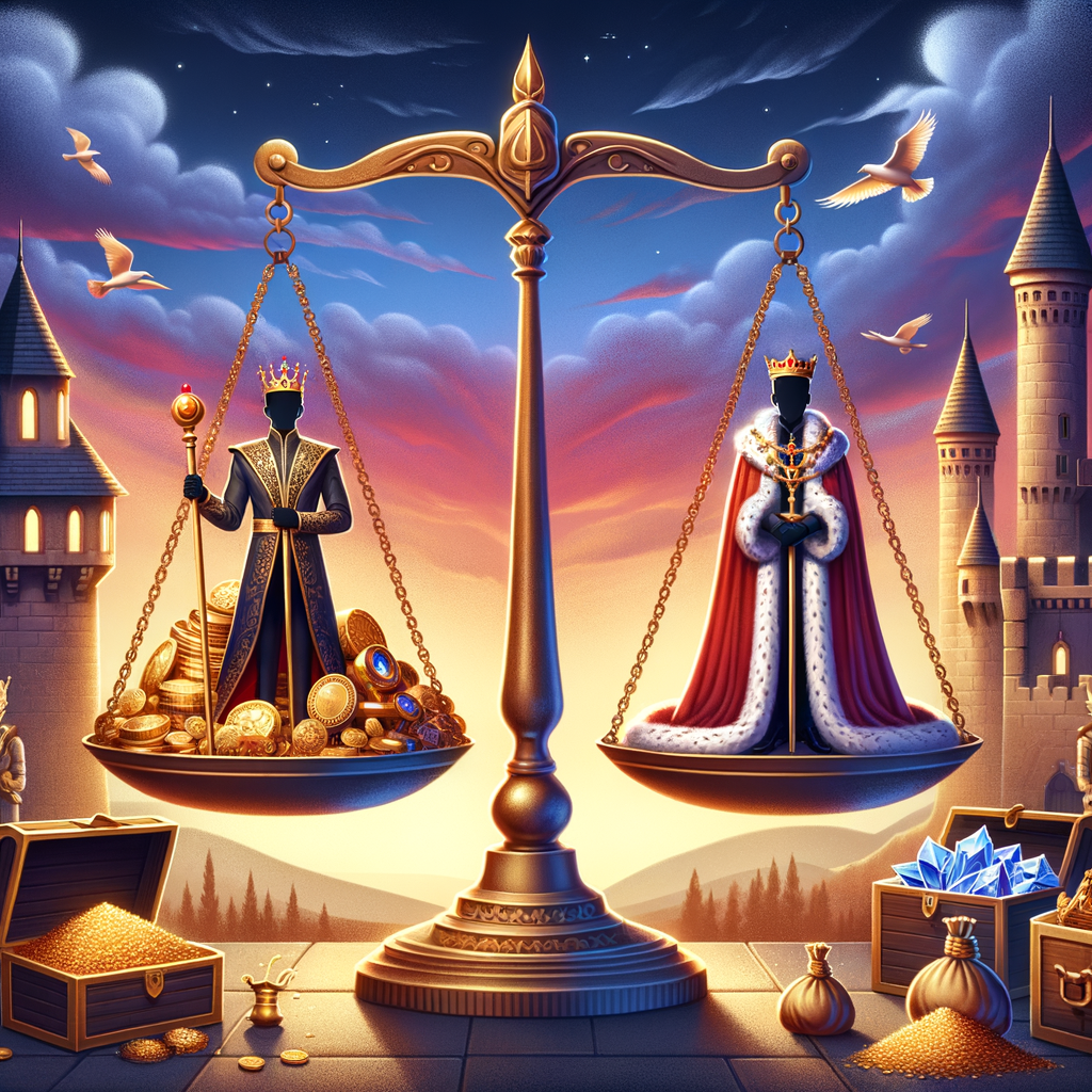 Choosing Between Wealth and Control: The 'Rich vs. King' Dilemma