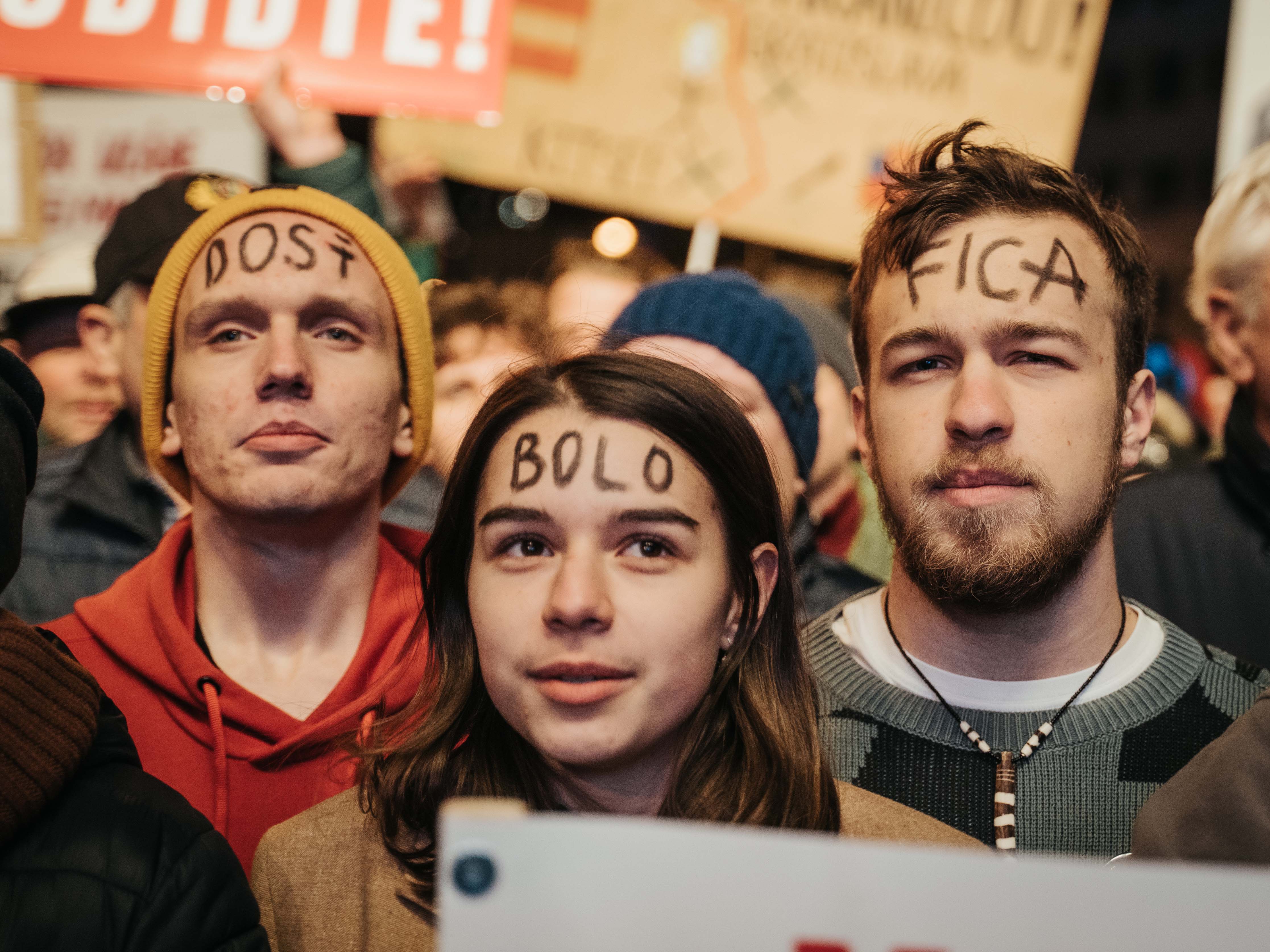 Protest proti rušeniu ÚŠP