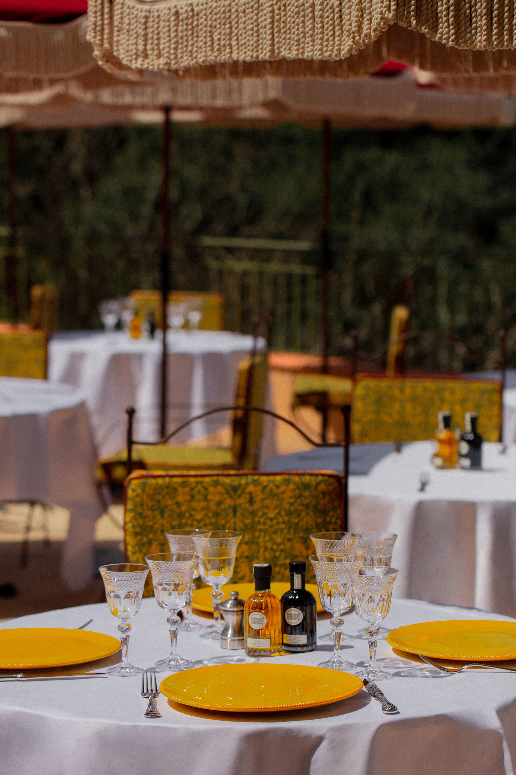 Présentation assiette du restaurant - Mas Candille