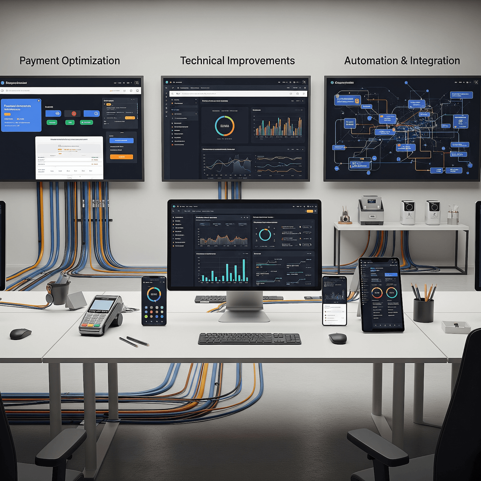 Symbol für Optimierung von Verkaufsprozessen durch Automatisierung.