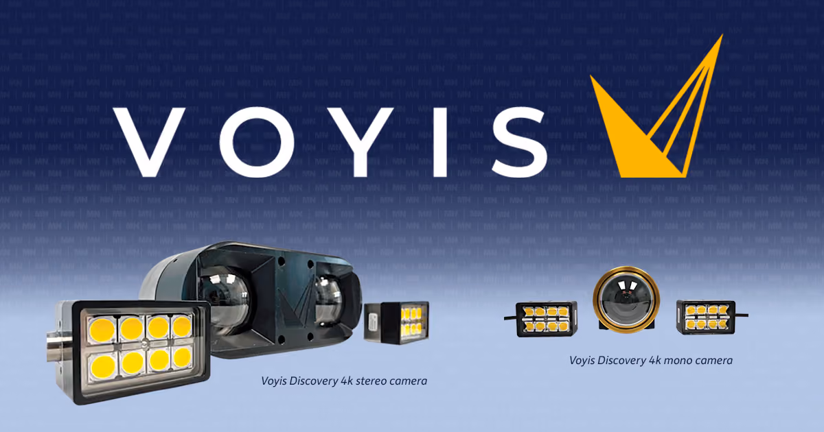Voyis Discovery Vision System for sanntidsvideo og 3D-modellering