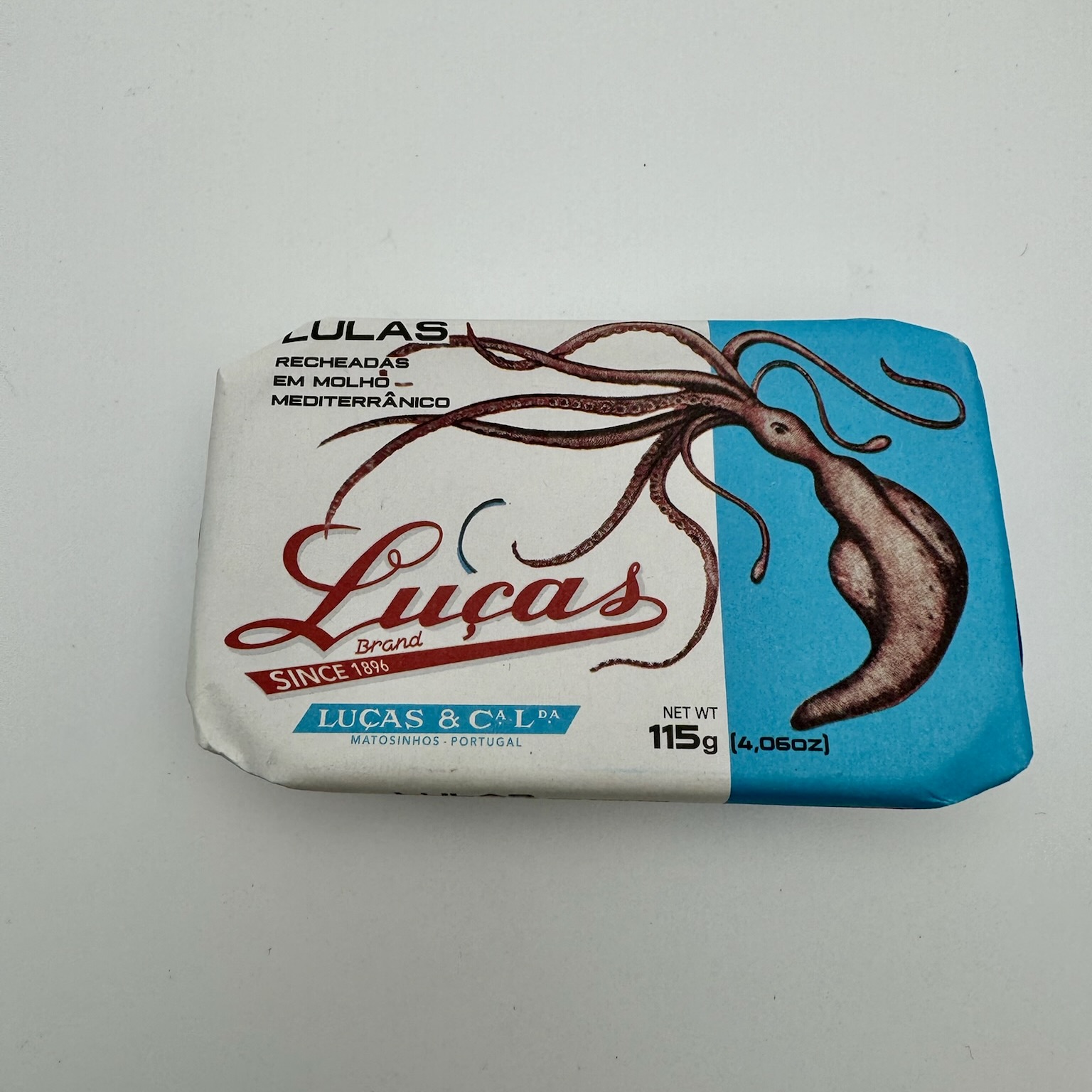 Luças squid in Mediterranean sauce