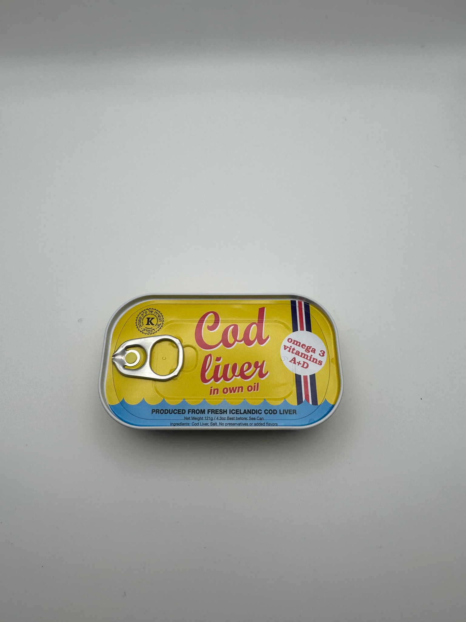 Icelandic cod liver in its own oil