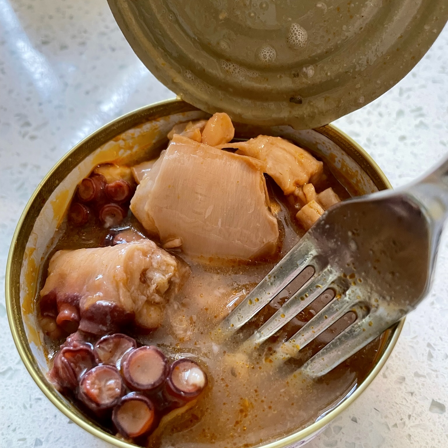 Wildfish Cannery octopus in bullwhip kelp hot sauce
