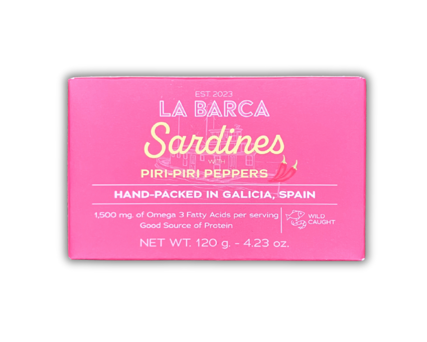 La Barca Sardines with piri piri peppers