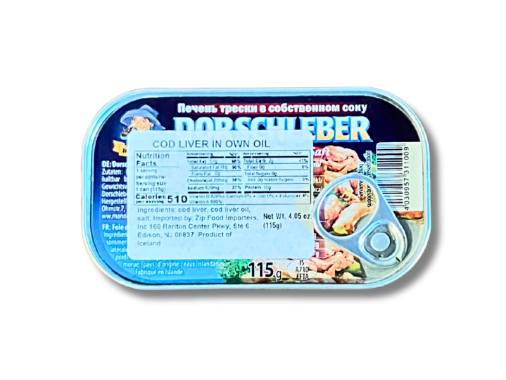 Dedukas Cod Liver in Own Oil