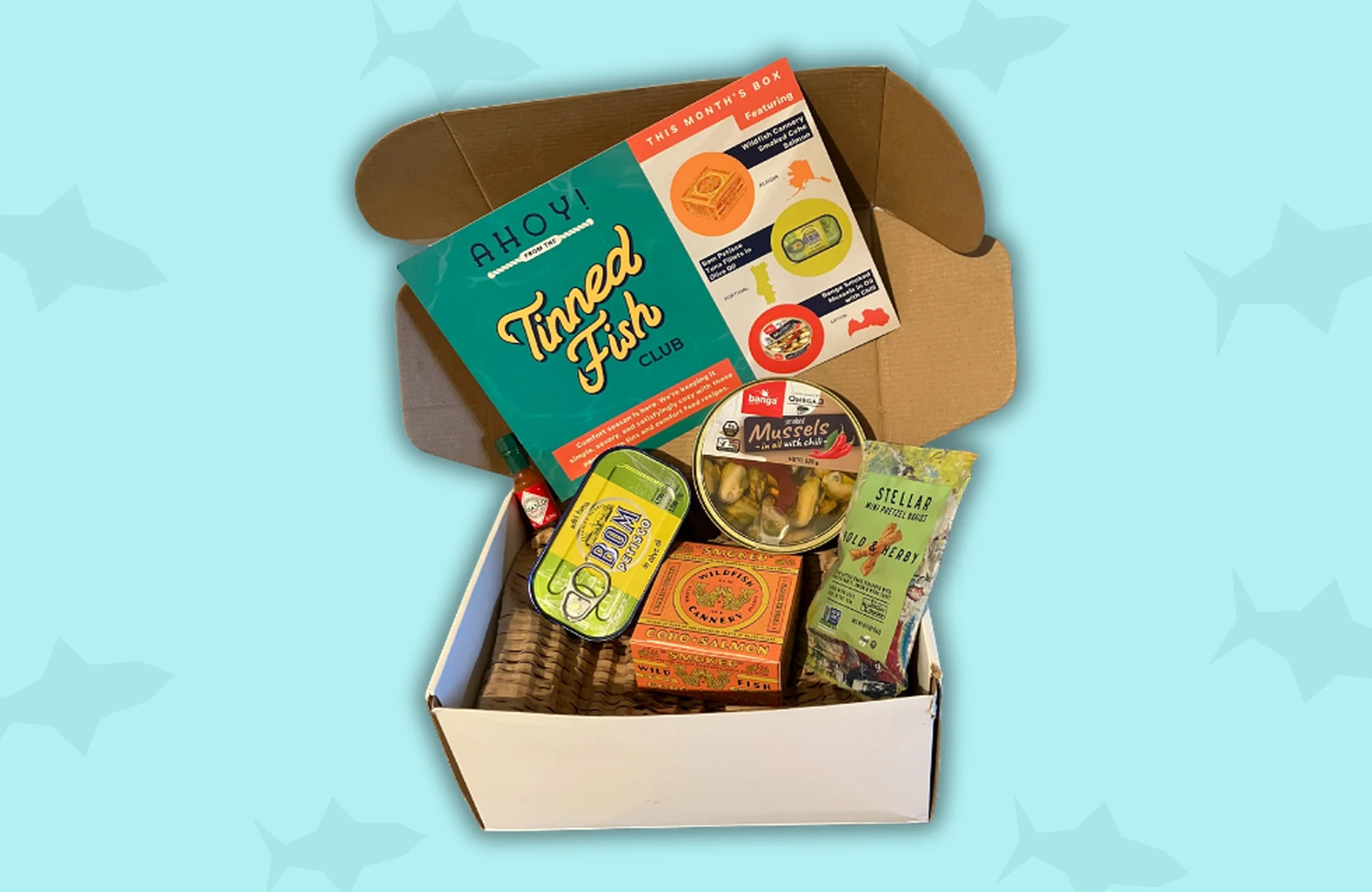 Tinned Fish Club November 2025 box contents
