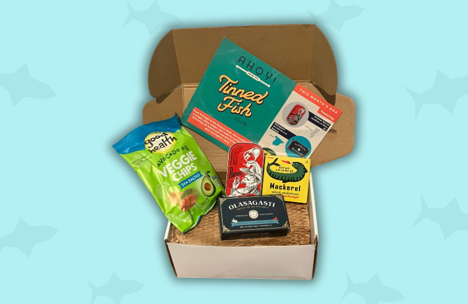 Tinned Fish Club April 2026 box contents