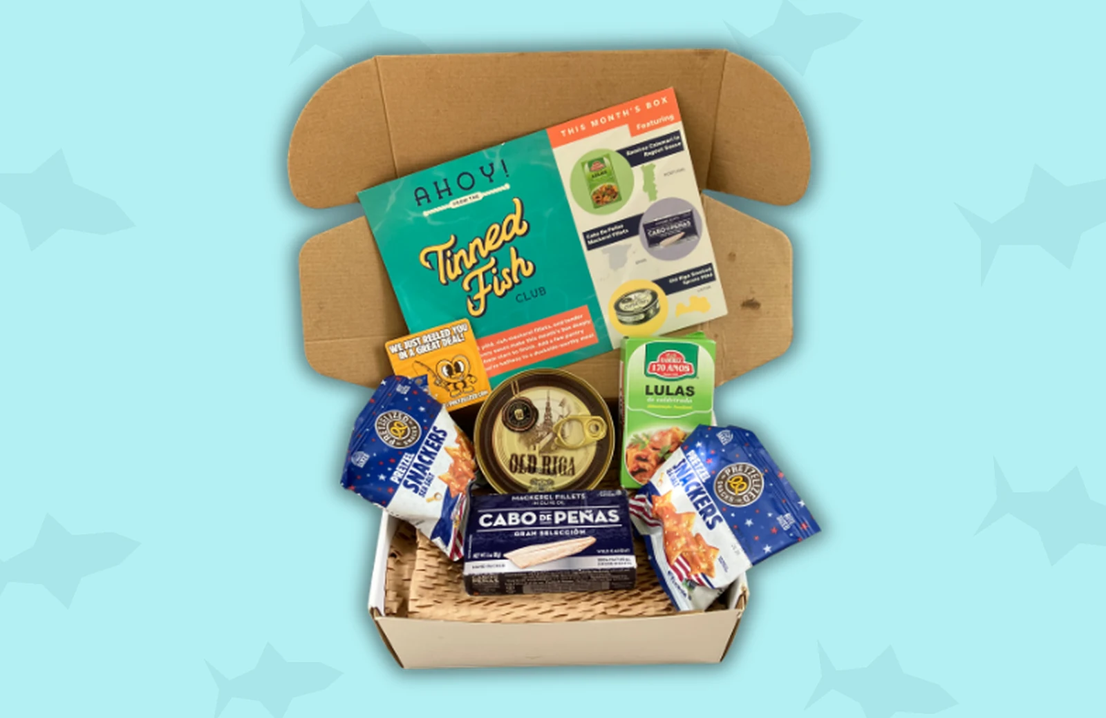 Tinned Fish Club May 2026 box contents