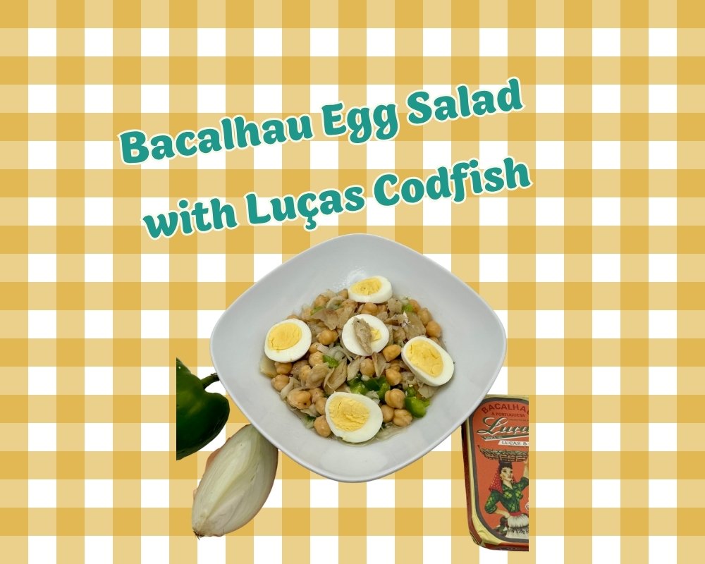 Bacalhau egg salad with Luças codfish