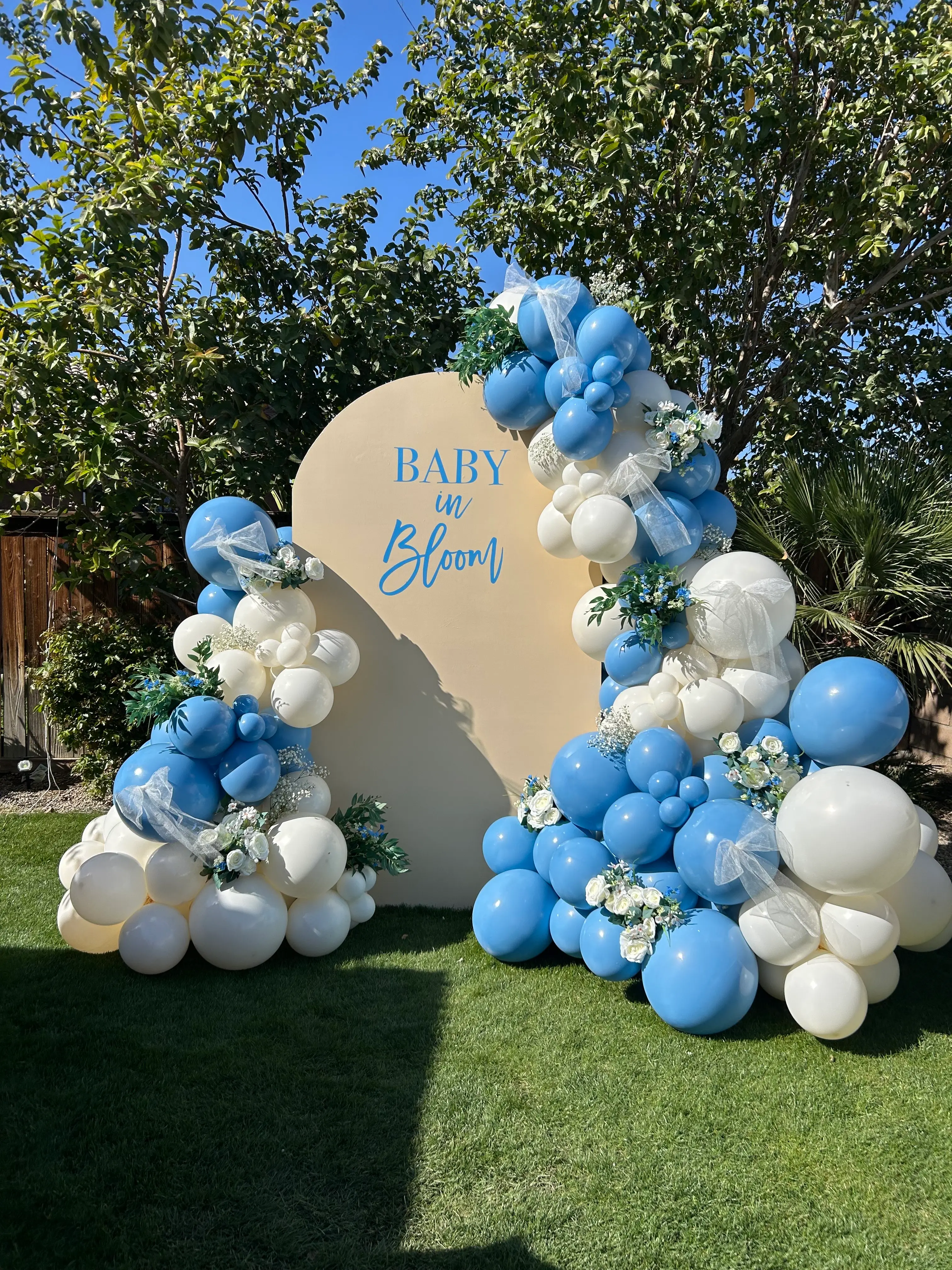 Baby in Bloom Baby Shower for parents expecting a baby boy in Coachella, CA