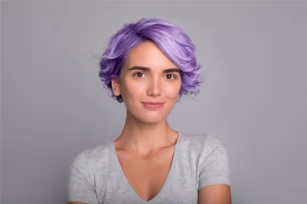 बैंगनी बाल फ़िल्टर