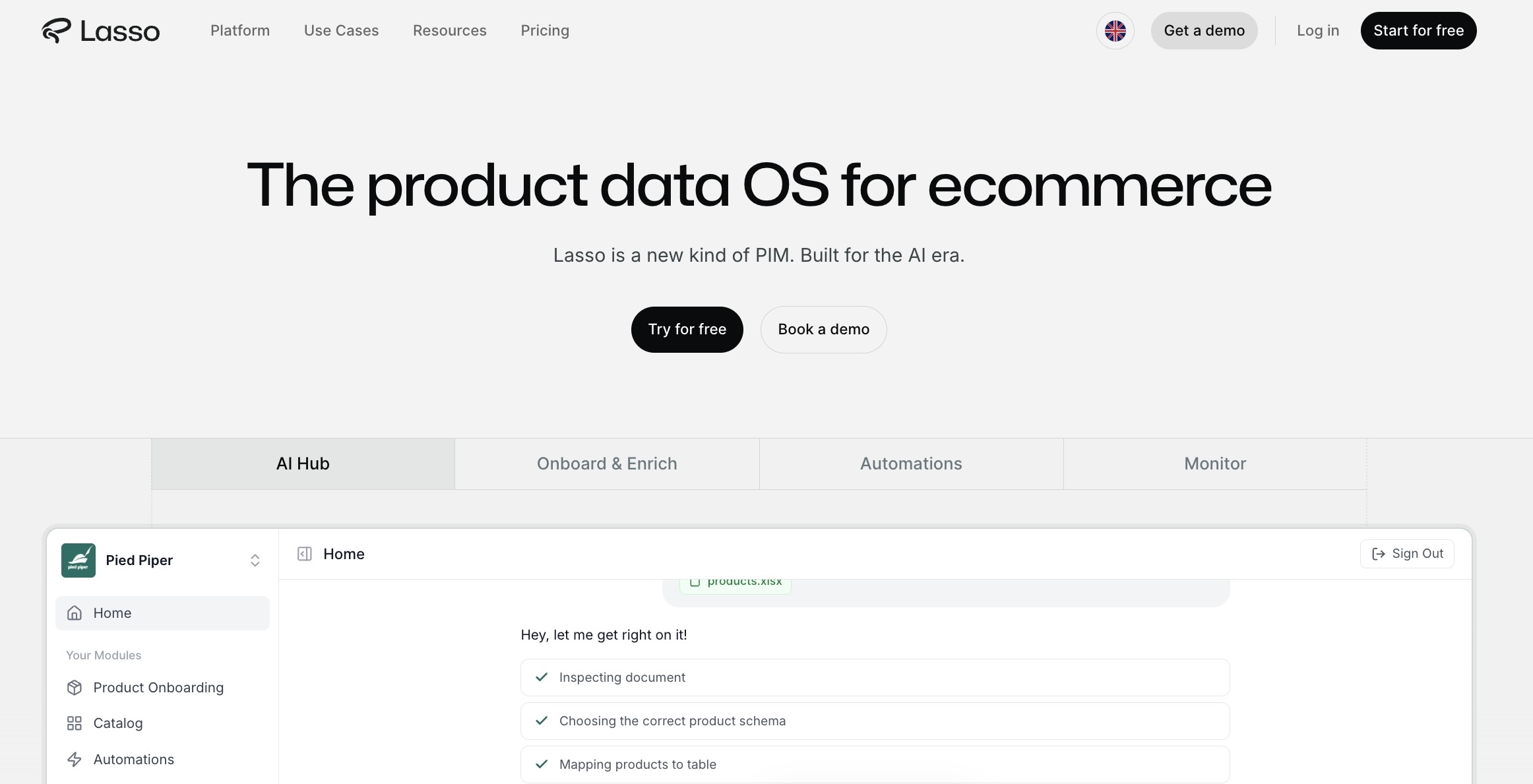 Zoovu data platform