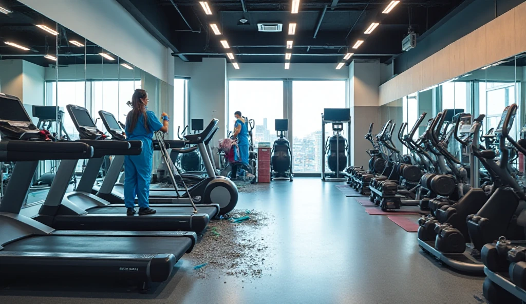 Fitness Centres in Office Towers: Sweat, Sanitation, and Odour Control  