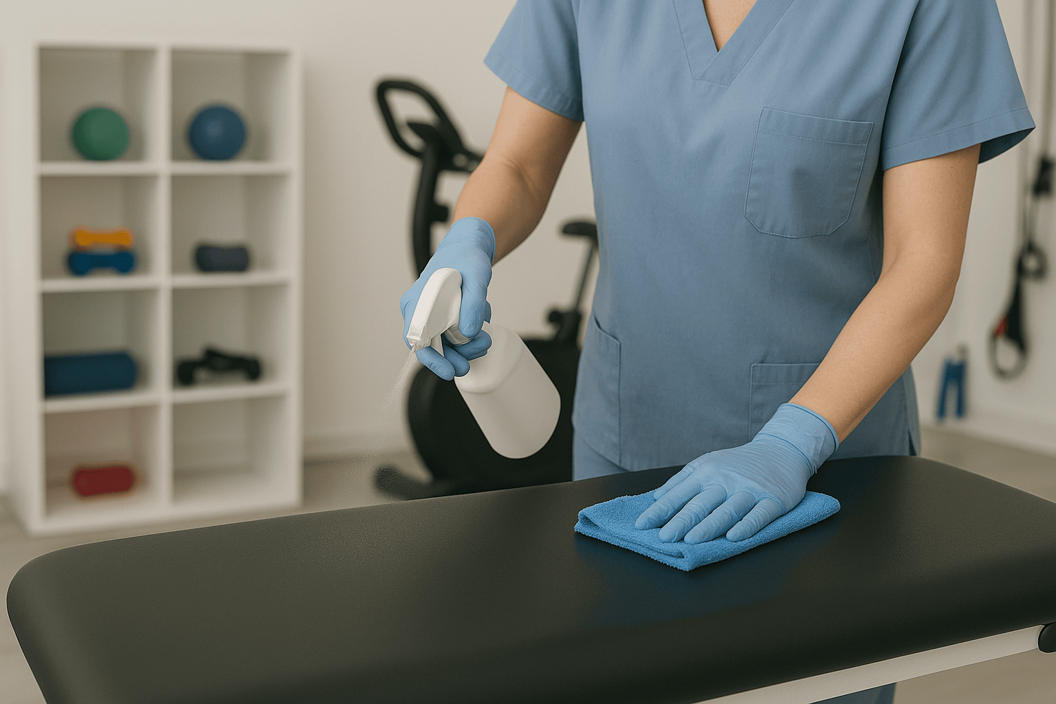 Physiotherapy and Rehab Clinics: Equipment Cleaning Standards