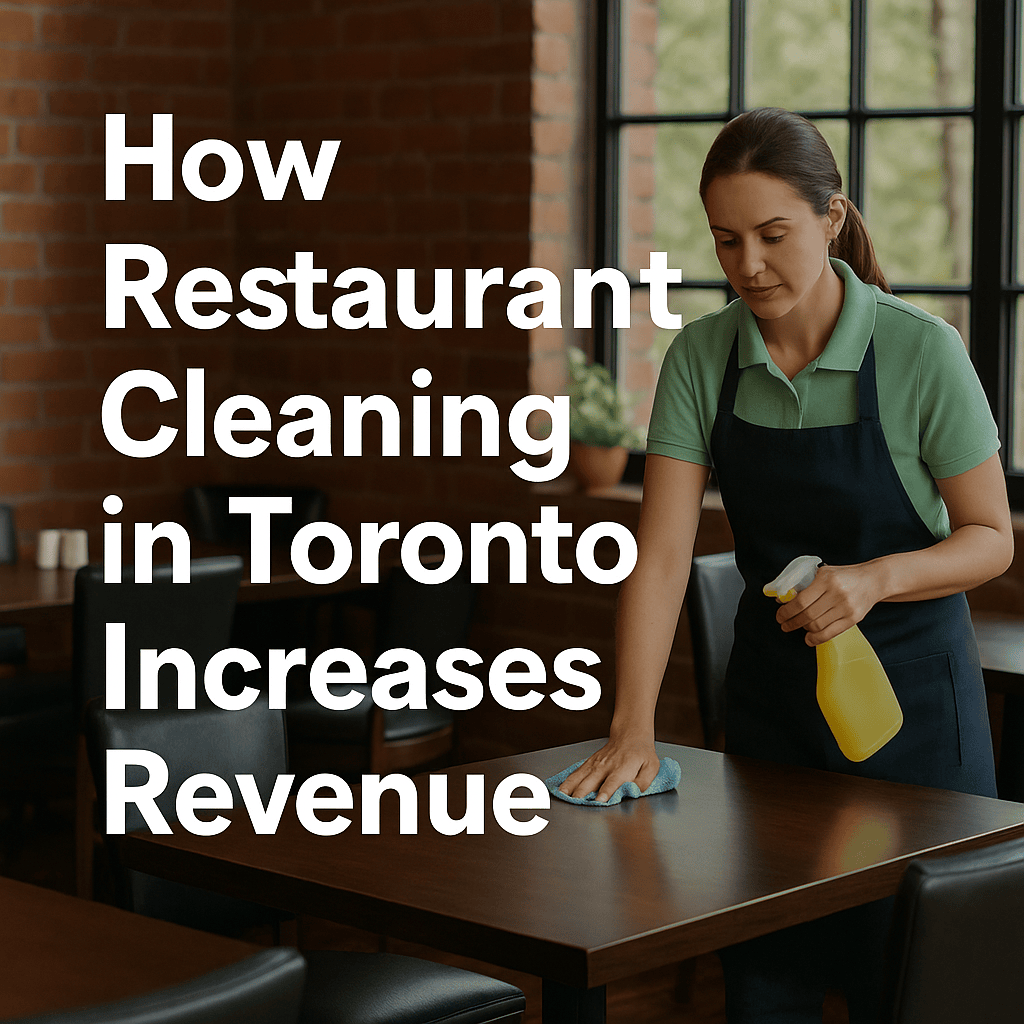 How Restaurant Cleaning in Toronto Increases Revenue  