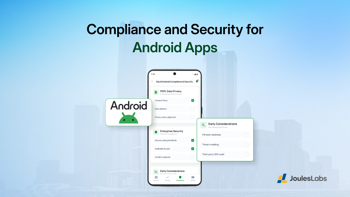 Compliance and security for Android apps