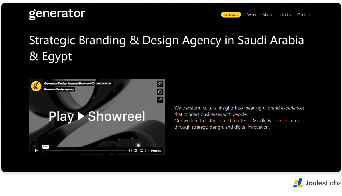 Generator Design Agency