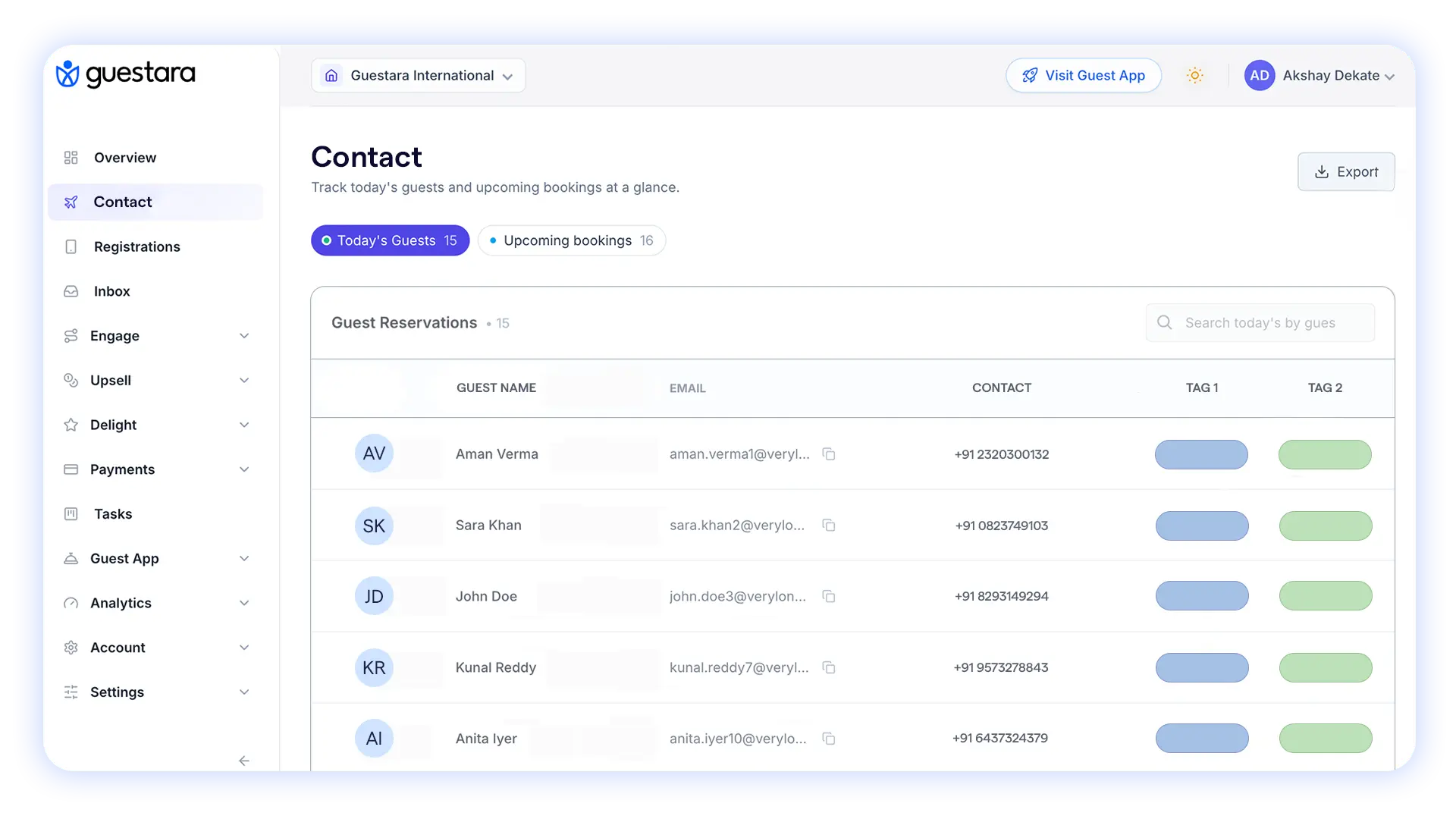 hotel online check-in