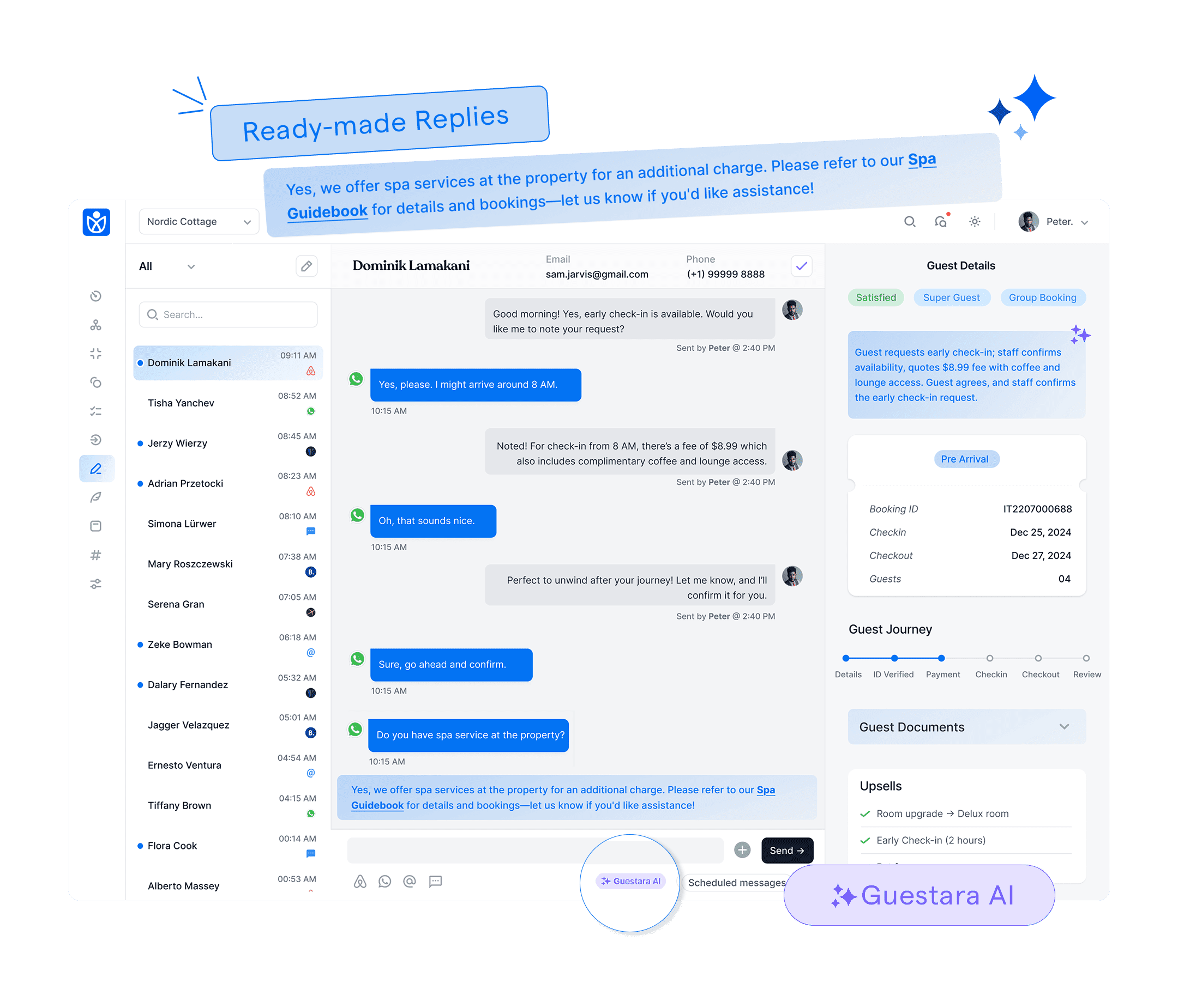 Complete Guest Conversation History in One View