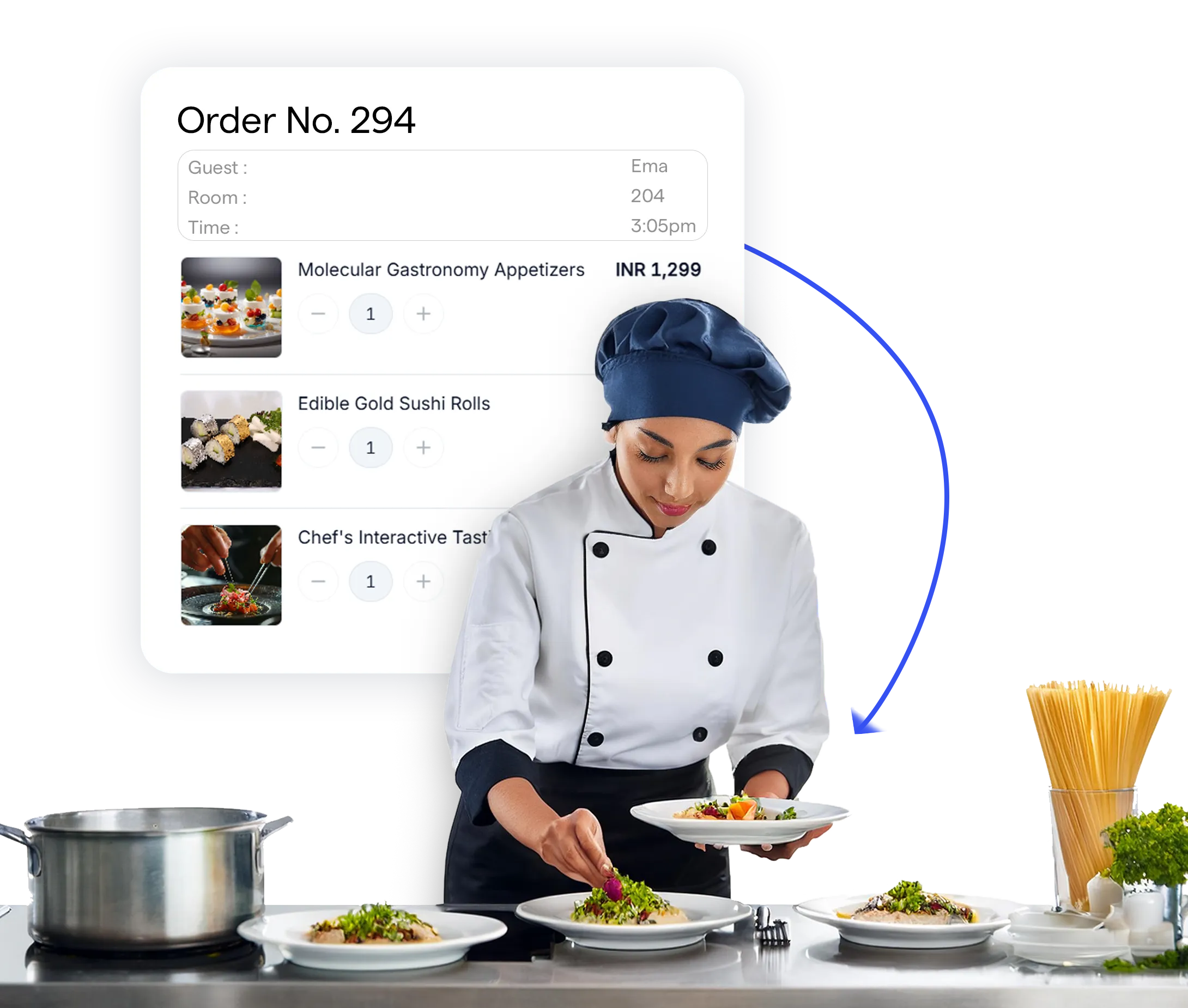 Guest Order what they wSmart Order Management for your hotel with Guestara F&B Management Software