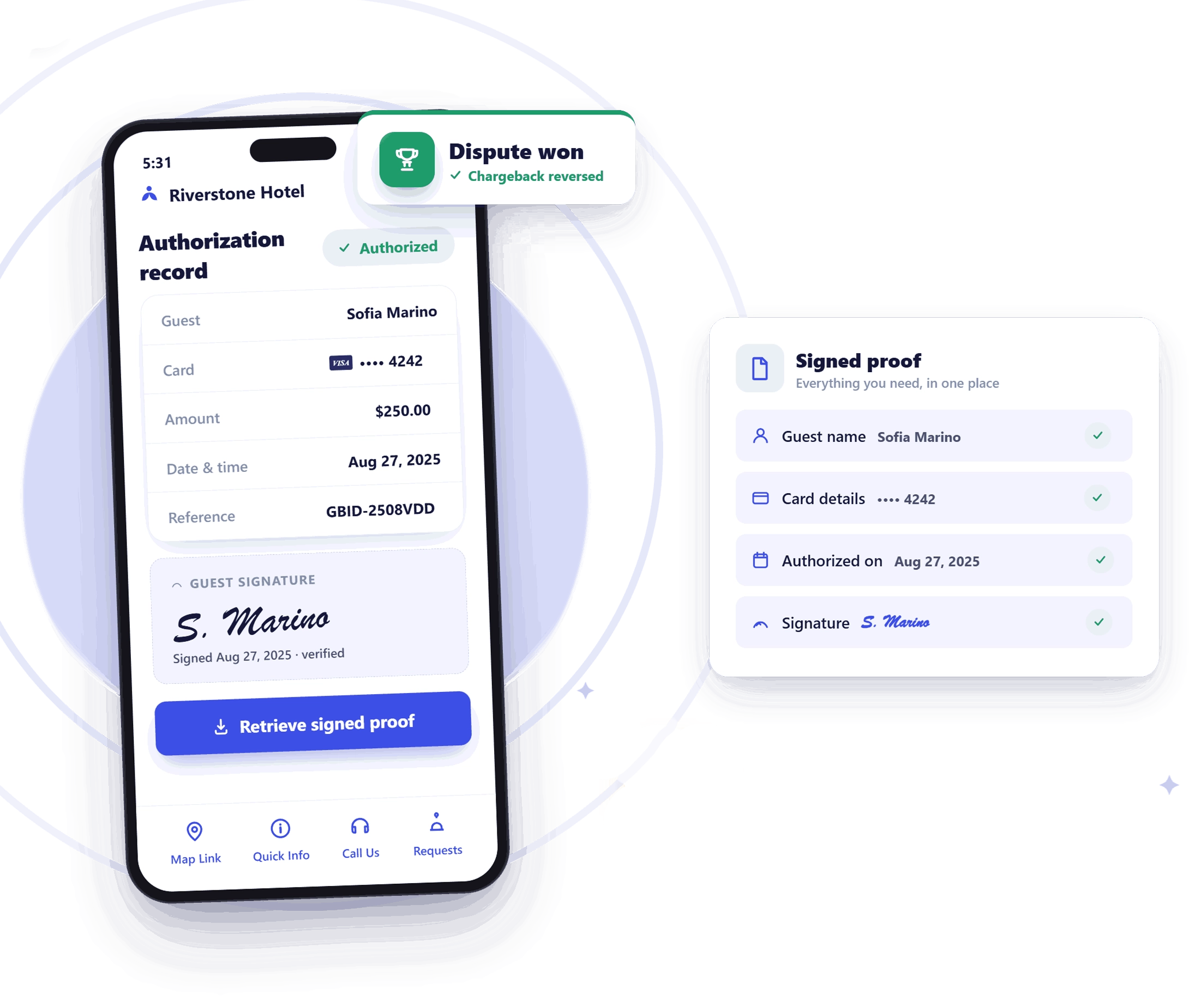 Win Every Chargeback and Dispute with guestara credit card authorization