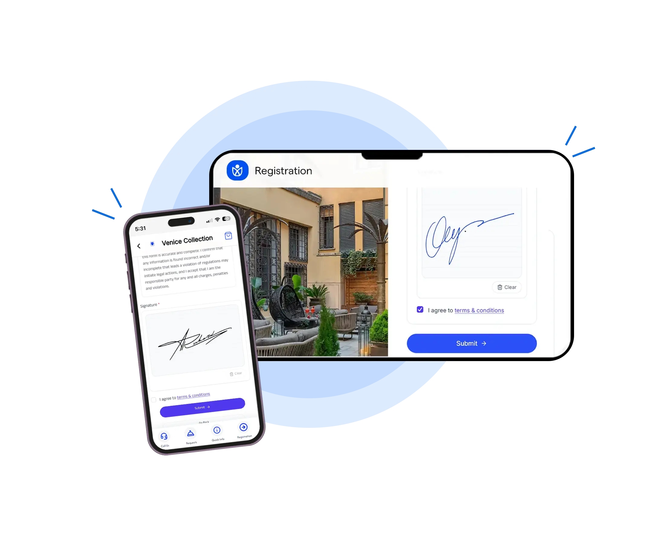 Digital Signing of agreement on any Device