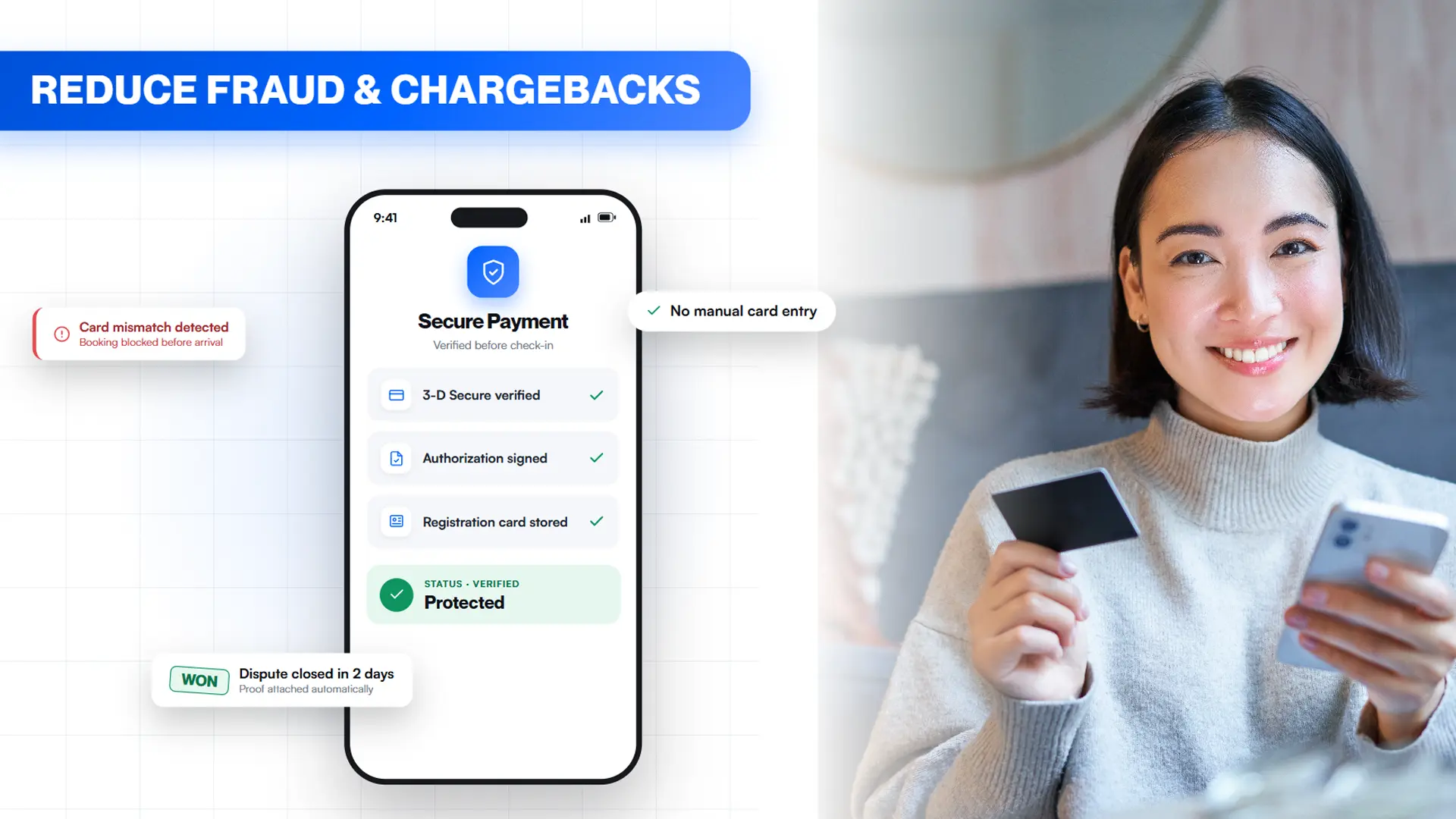 Reduce Frauds and Chargebacks for your hotel with help of guestara