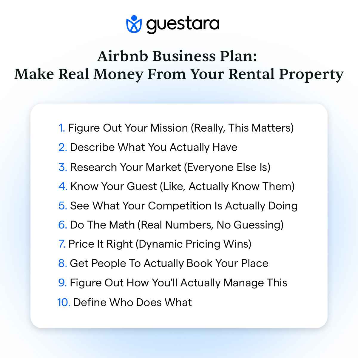 Airbnb Business Plan By Guestara