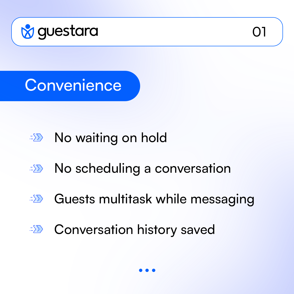 Why Guest Choose Message over Phone Calls - Convenience