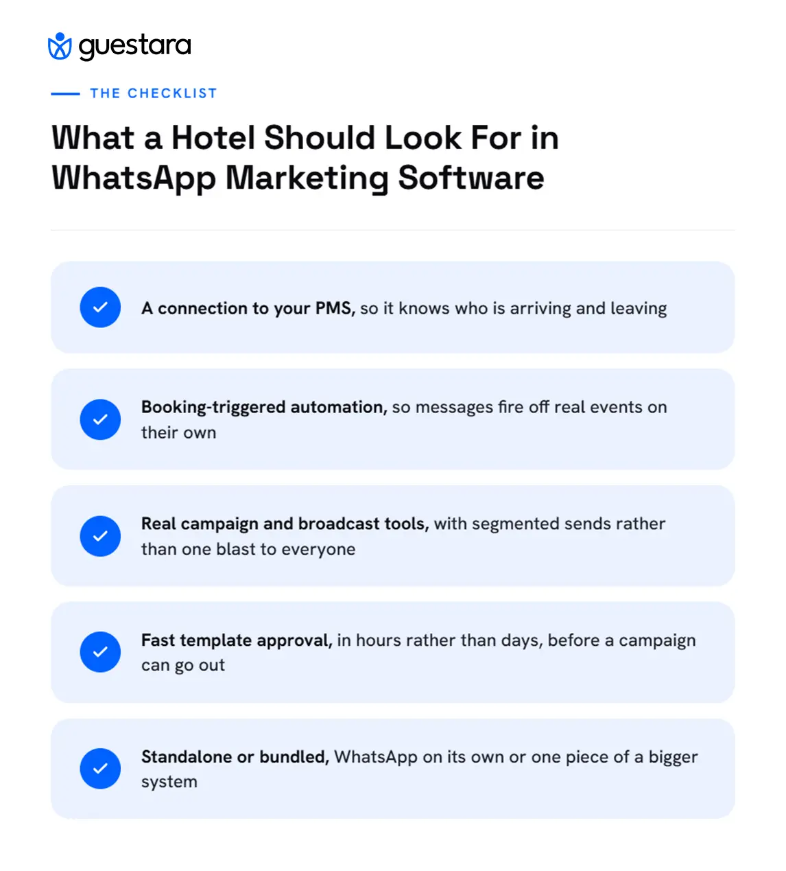 What Should Hotels Look for in WhatsApp Software?