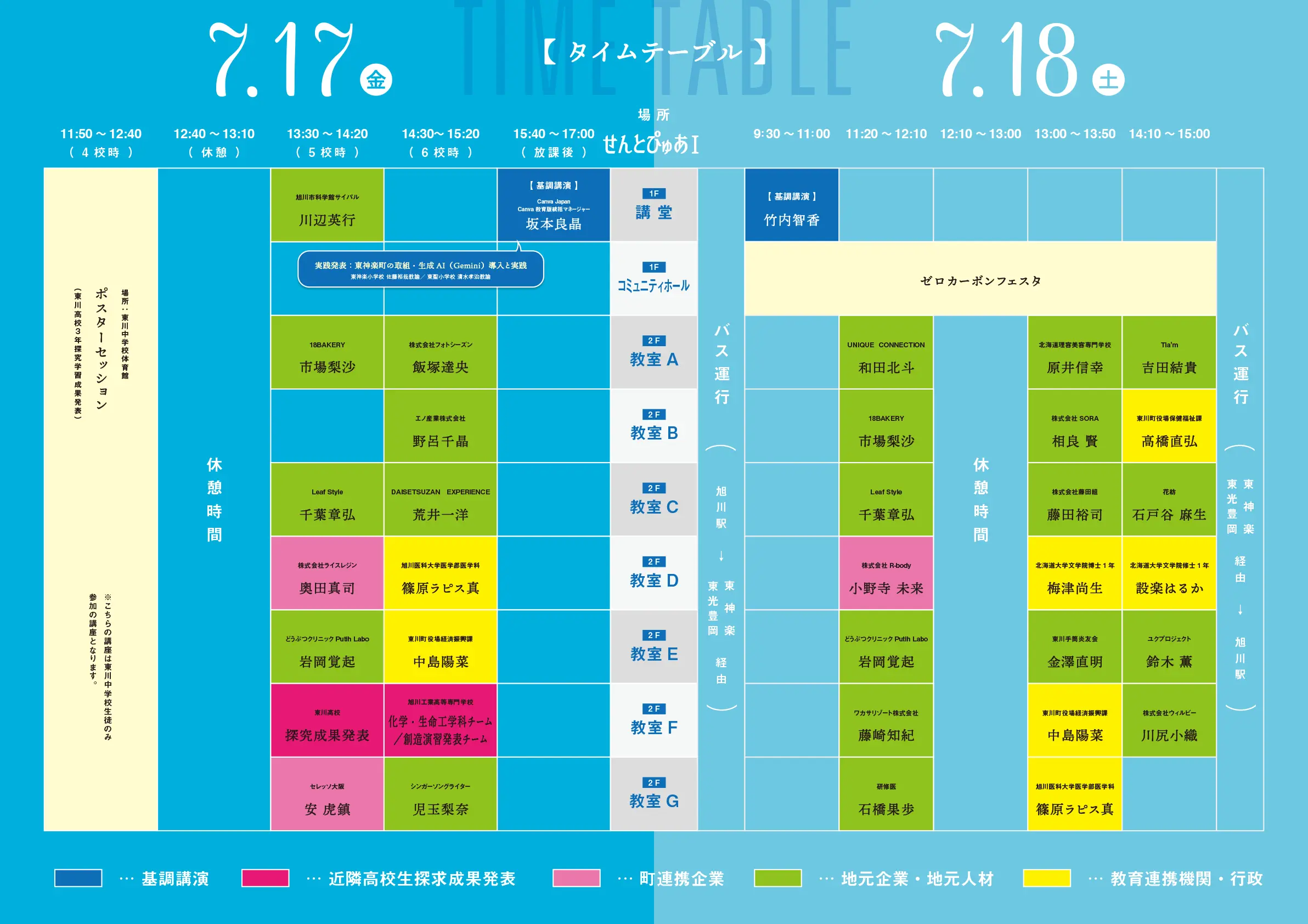 time schedule