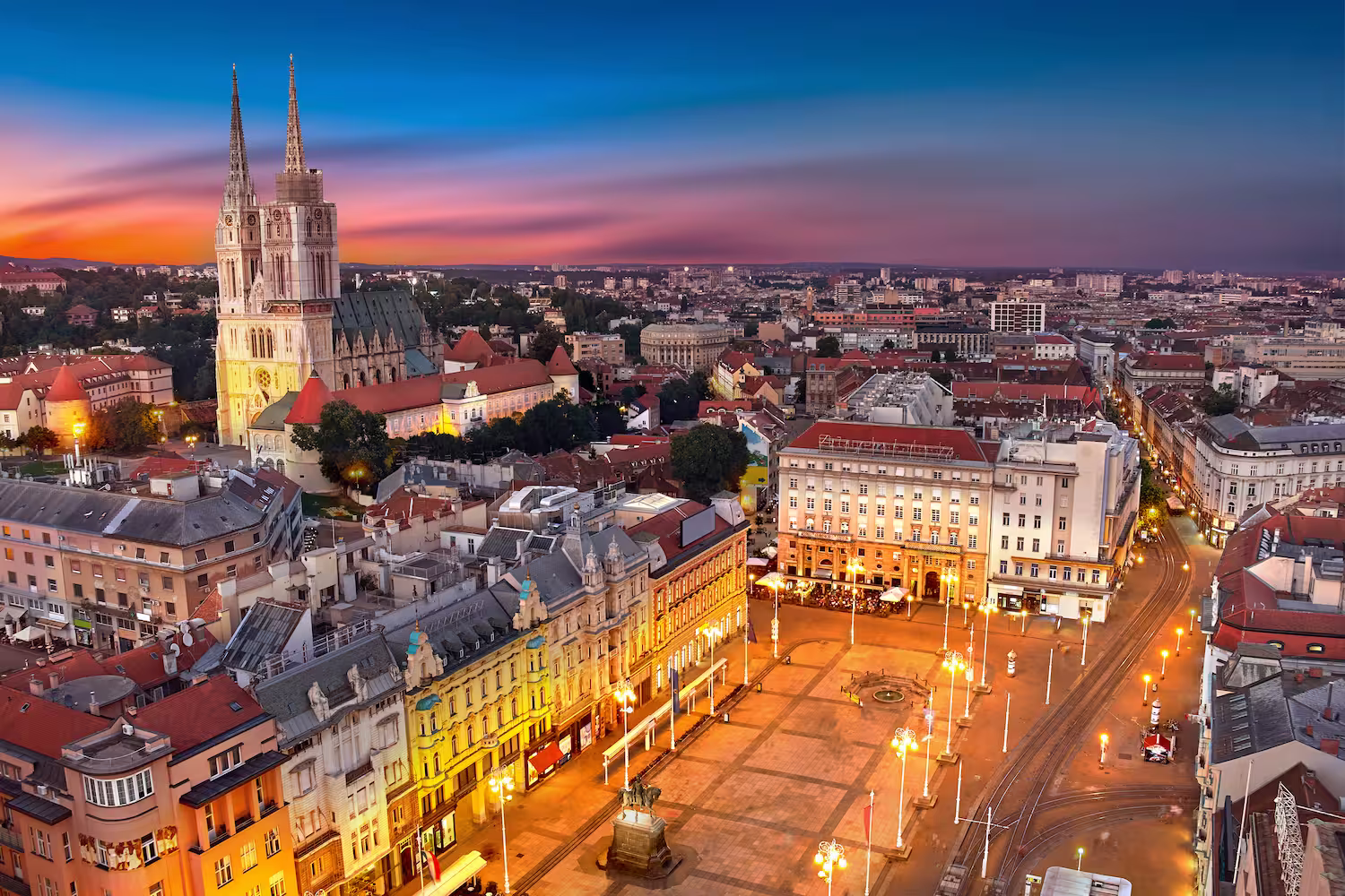 Zagreb night
