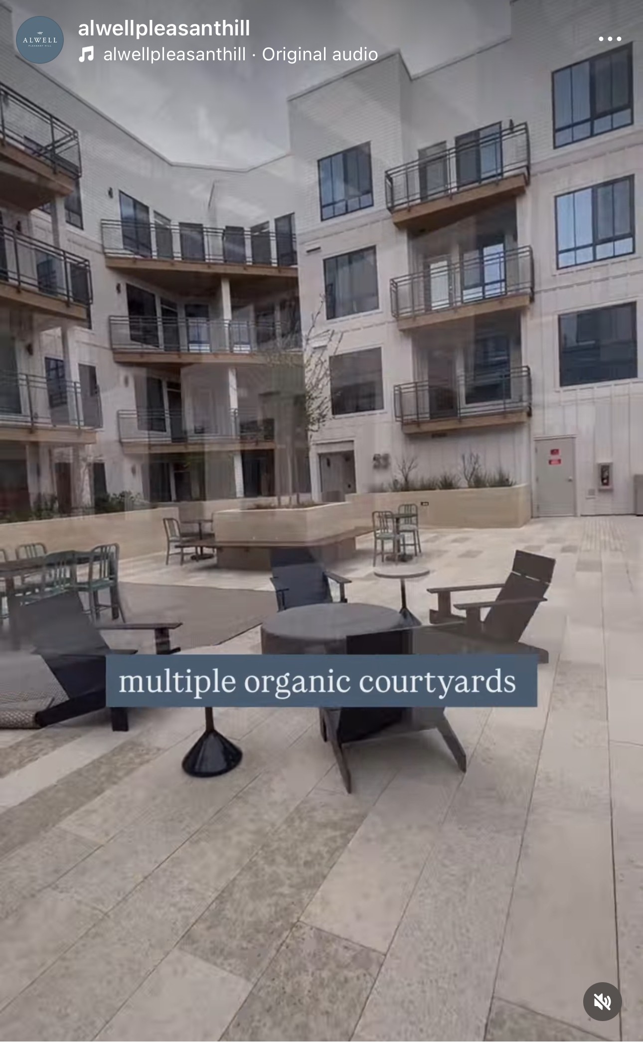 Outdoor seating area
