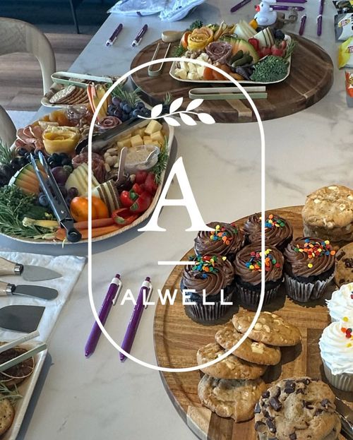 Baked treats on a table