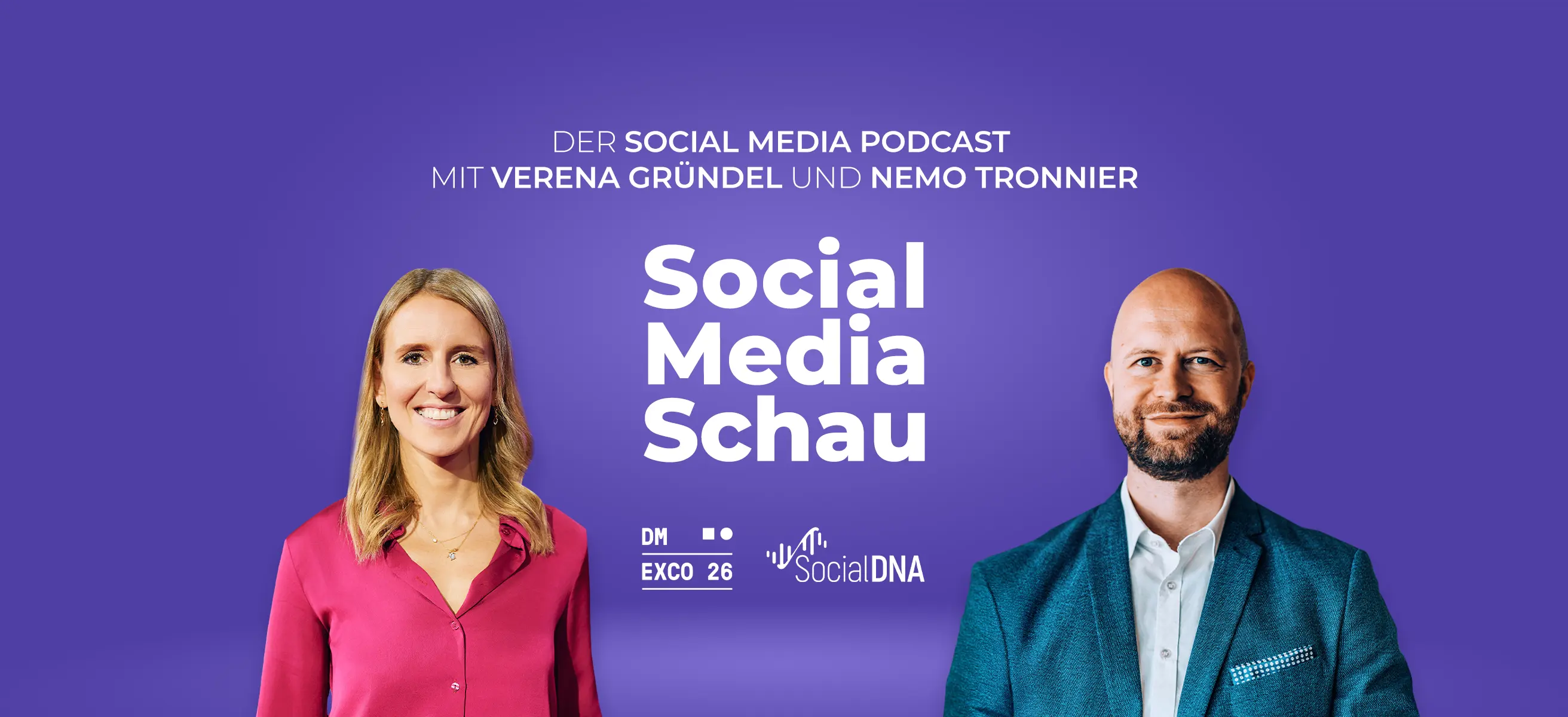 Social Media Schau: Verena Gründel und Nemo Tronnier starten Video-Podcast