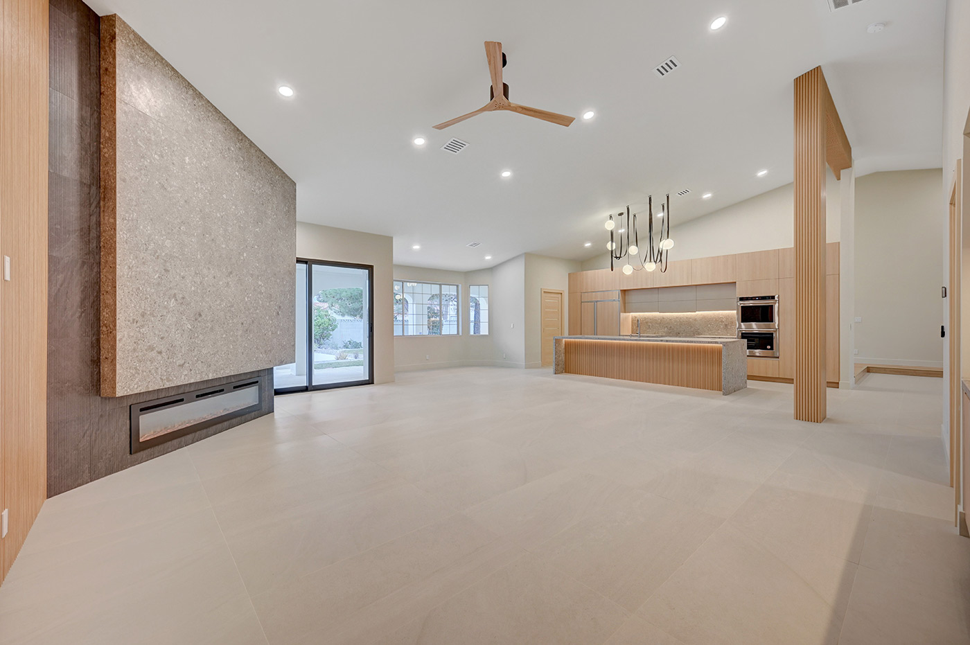 Open-concept kitchen remodel in Las Vegas home by DesignZone