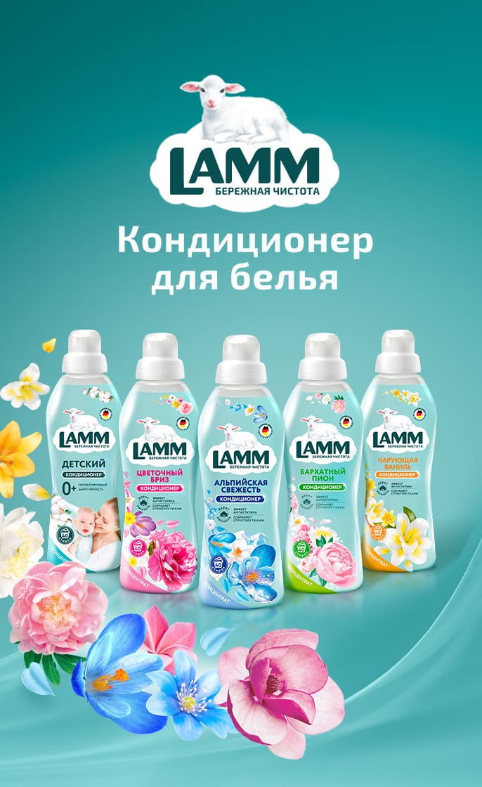 дизайн ключевого рекламного образа для кондиционера LAMM
