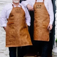 leather butchers aprons, customisation available