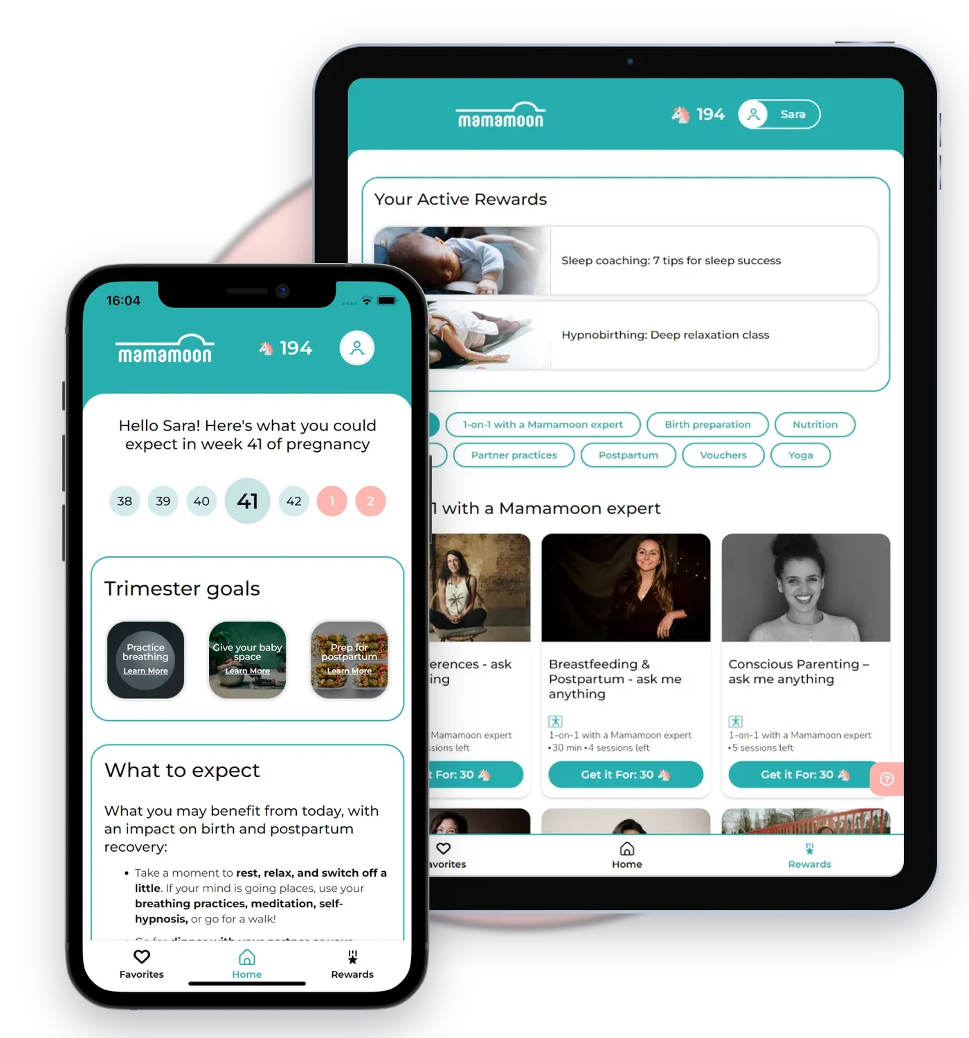 Breastfeeding Support App on iPhone and iPad: your week-by-week pregnancy plan and 1-on-1 expert calls