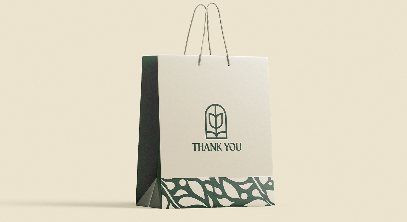 Gift Bag Design Mockup
