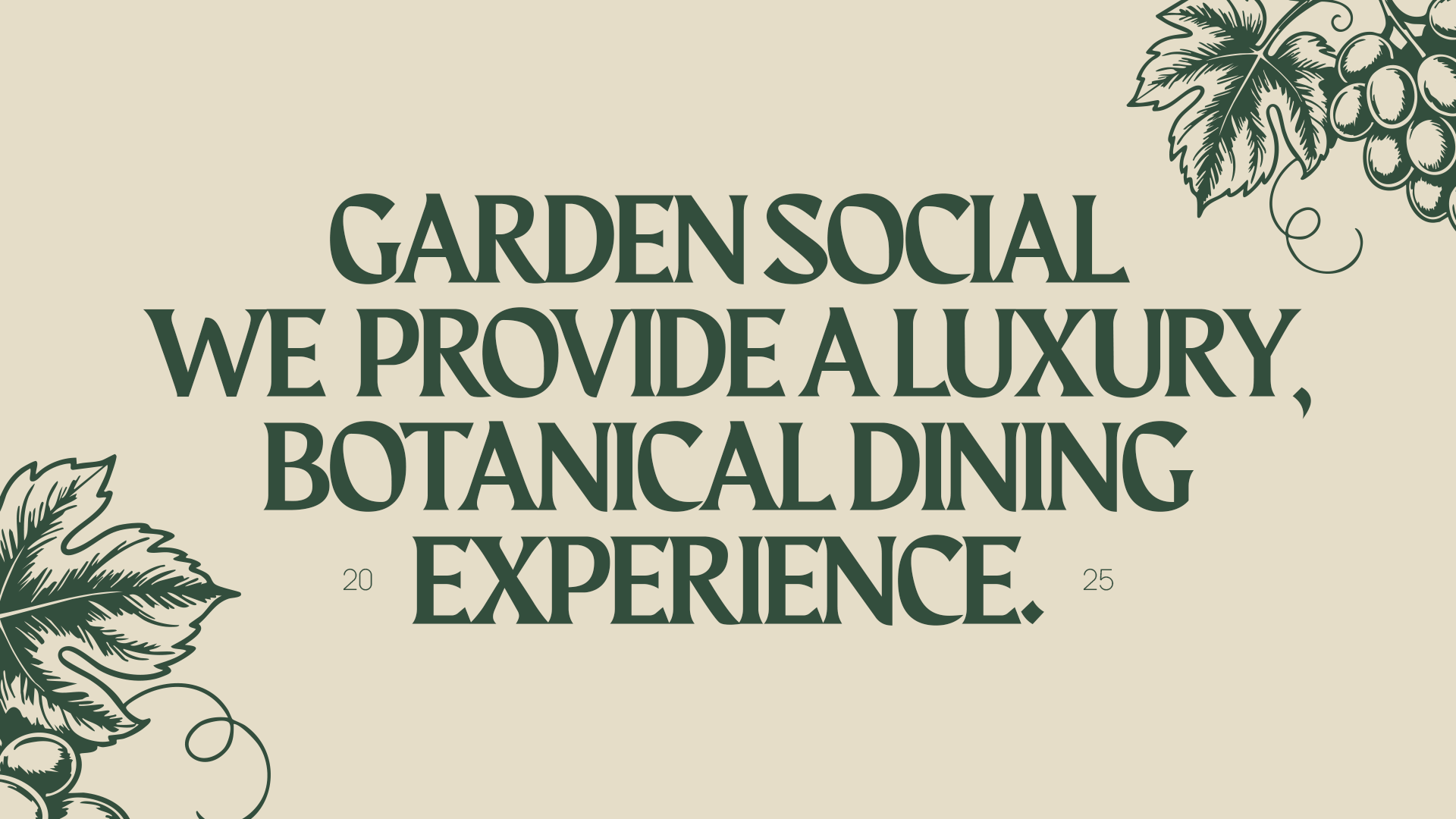 bespoke event Website About Design